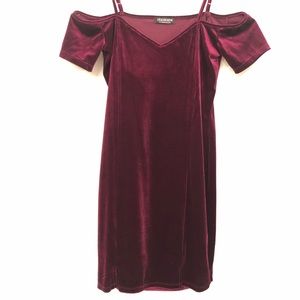 LG Burgundy Fashion Nova Dress NWOT